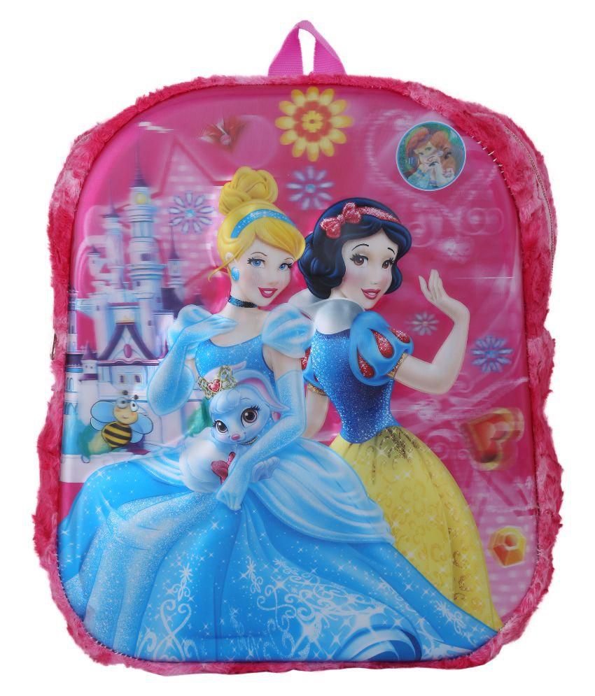 Sanjog Pink Barbie Princess Cartoon School Bag : Buy Online at Best Price  in India - Snapdeal