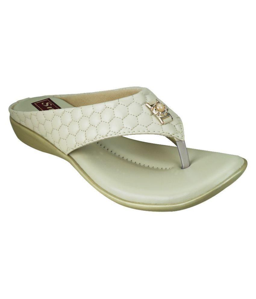 Smart Traders White Wedges Heels Price in India- Buy Smart Traders White Wedges Heels Online at 