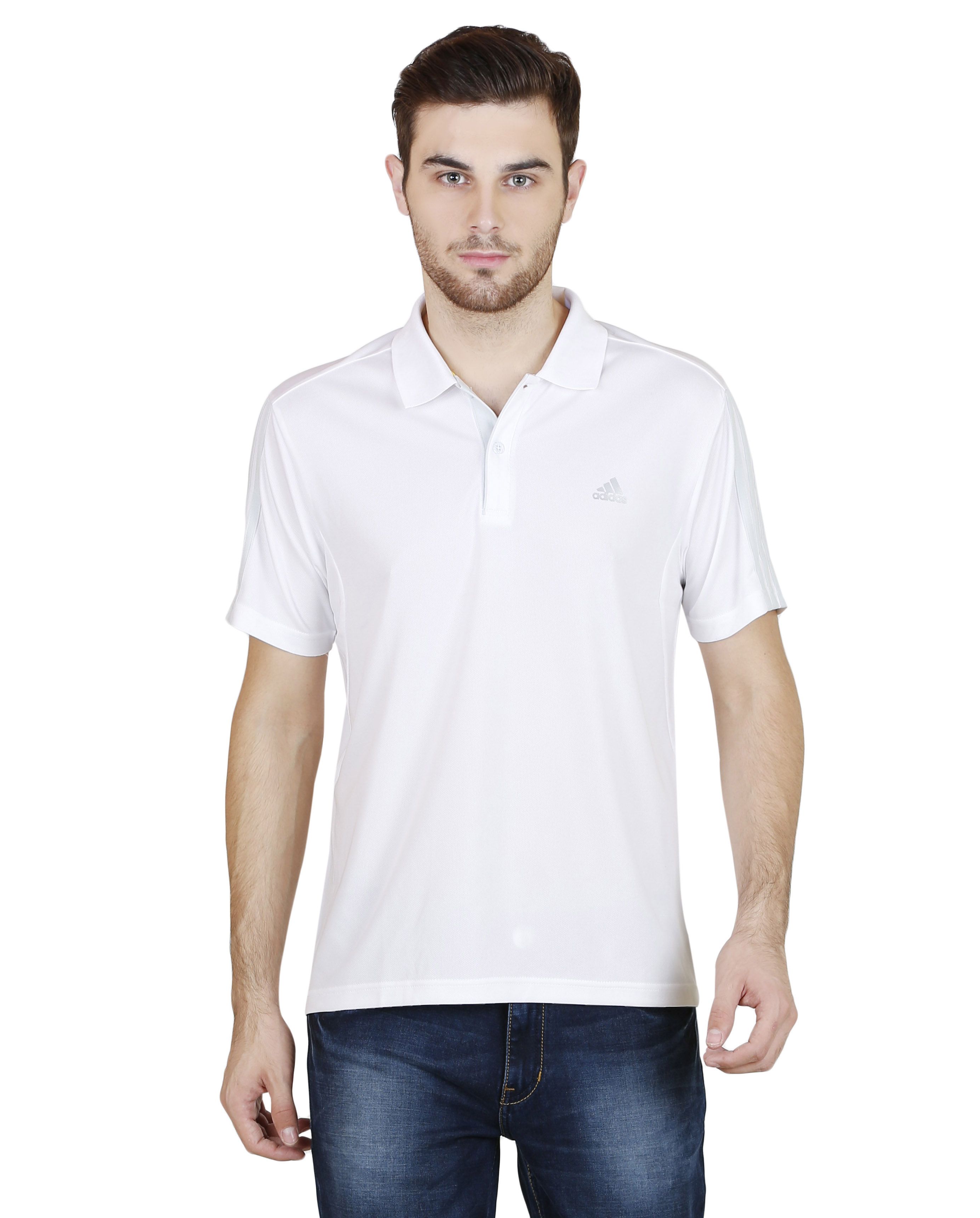 Adidas White Polo T Shirts - Buy Adidas White Polo T Shirts Online at