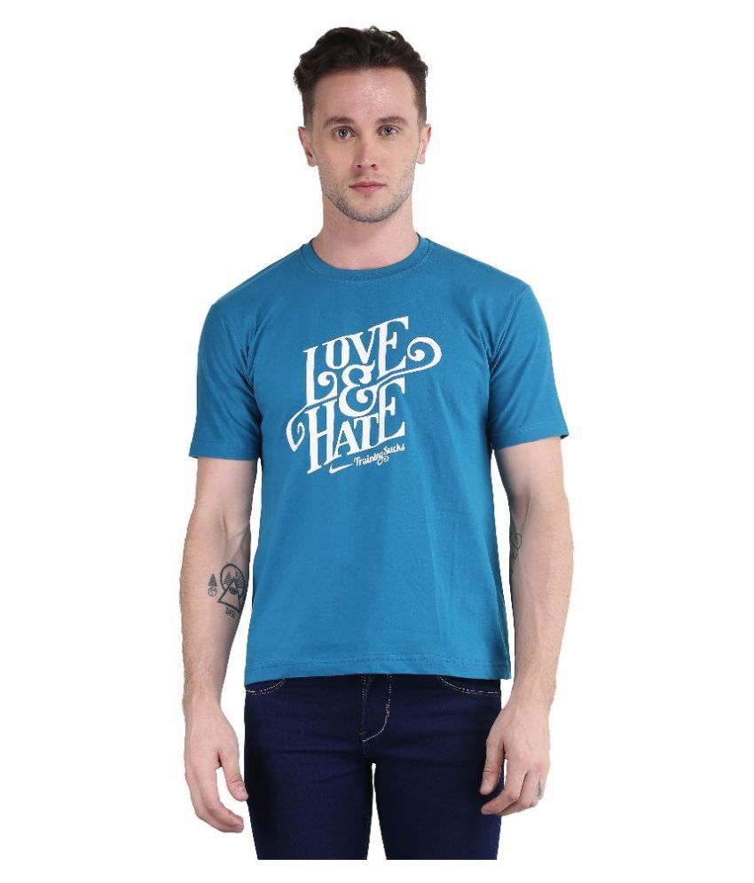     			British Terminal Blue Round T Shirt