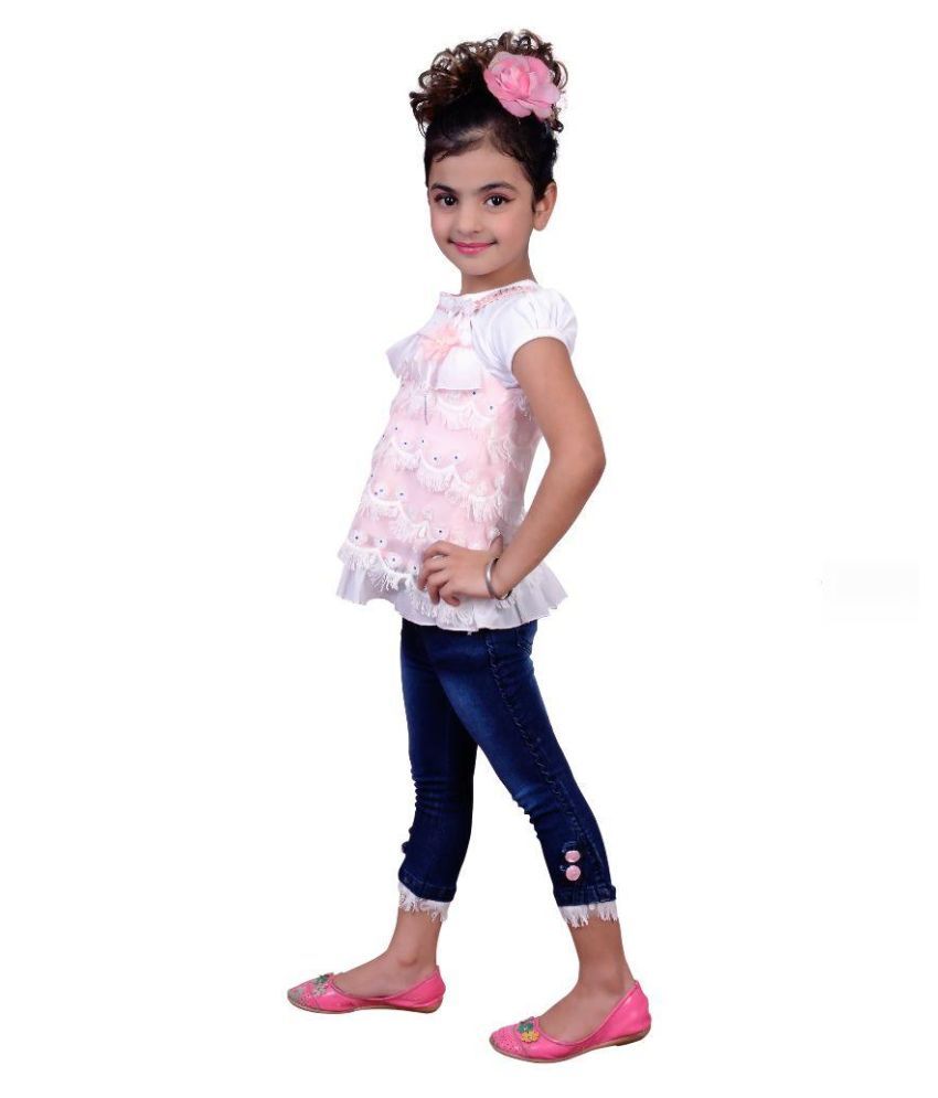 jeans top for girl snapdeal