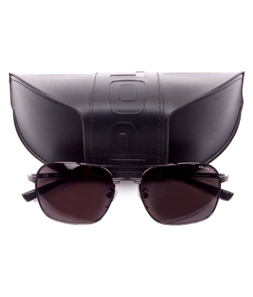 Police Black Aviator Sunglasses ( s8952 ) - Buy Police Black Aviator ...