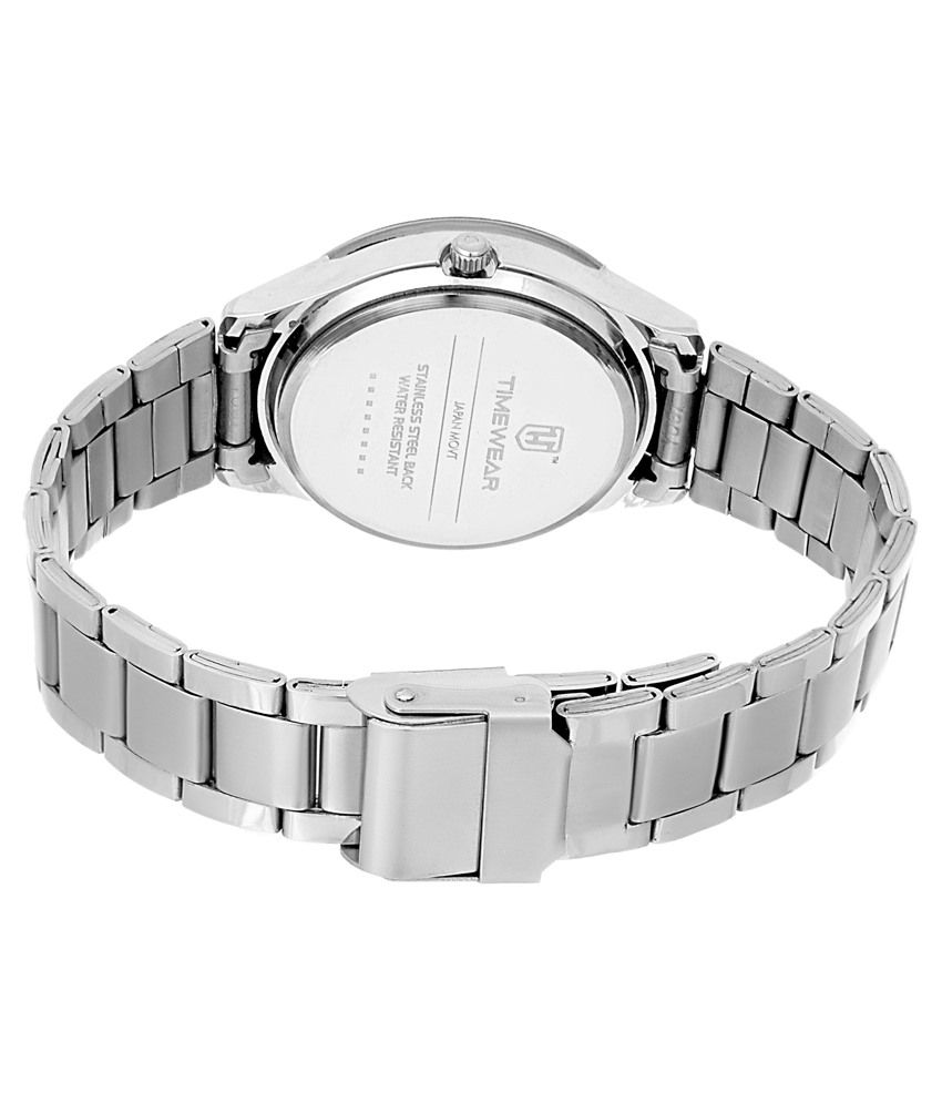 TIMEWEAR Silver Wrist Watc Price in India: Buy TIMEWEAR Silver Wrist ...