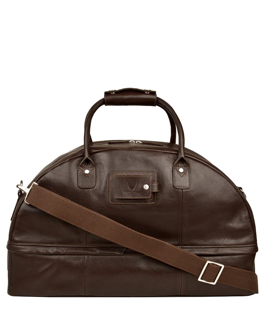 hidesign leather duffle bag