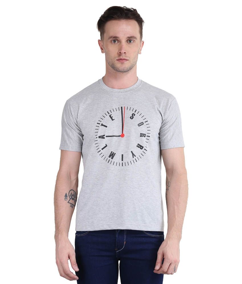     			British Terminal Grey Round T Shirt