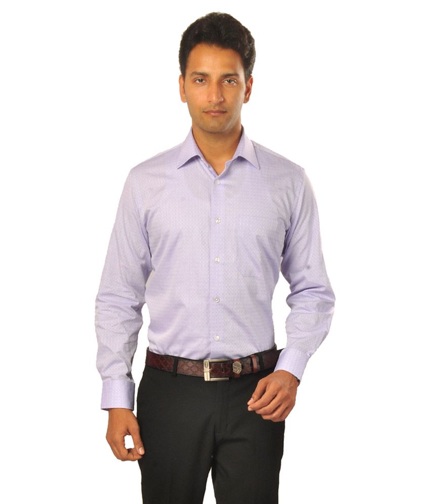 Louis Philippe Purple Formal Regular Fit Shirt - Buy Louis Philippe Purple Formal Regular Fit ...