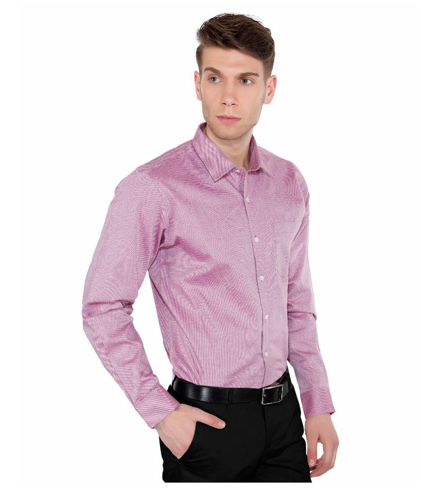 Vimal Pink Formal Slim Fit Shirt - Buy Vimal Pink Formal Slim Fit Shirt ...