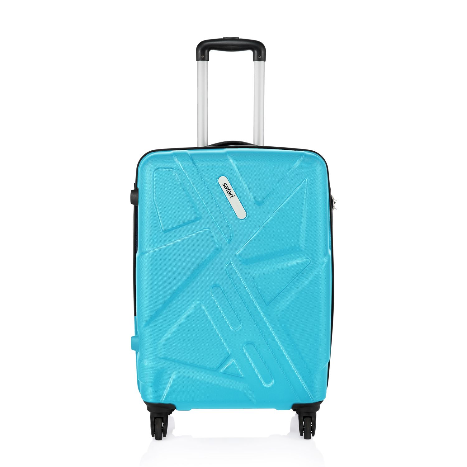 Safari TraffikAnti Scratch Teal 4 Wheel Hard LuggageSize Medium