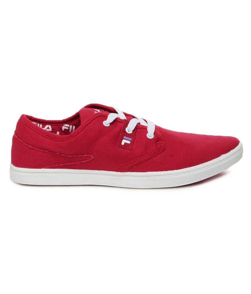 Fila Sneakers Red Casual Shoes - Buy Fila Sneakers Red Casual Shoes ...