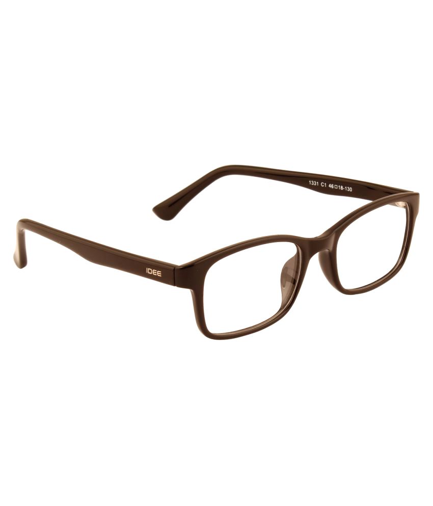 Idee Black Rectangle Spectacle Frame 1331C1 Buy Idee Black Rectangle