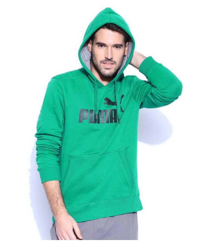 Puma Green Sweatshirt - Buy Puma Green 