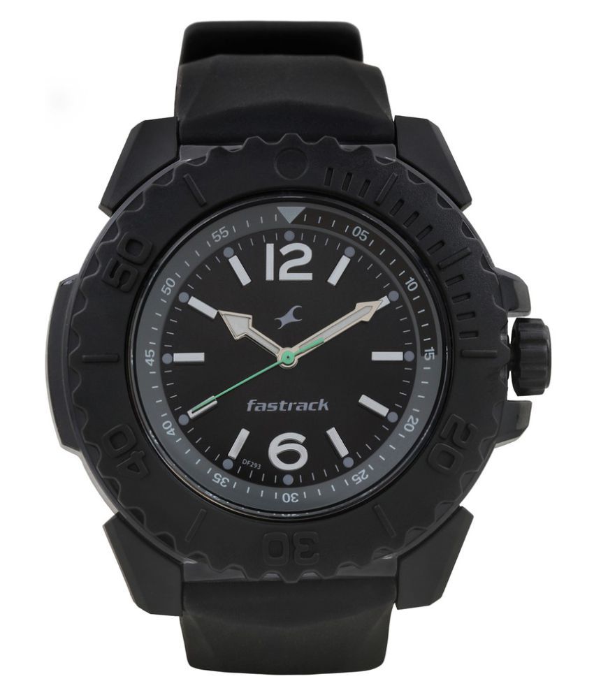 Fastrack Black Analog Watch - Buy Fastrack Black Analog Watch Online at Best Prices in India on 