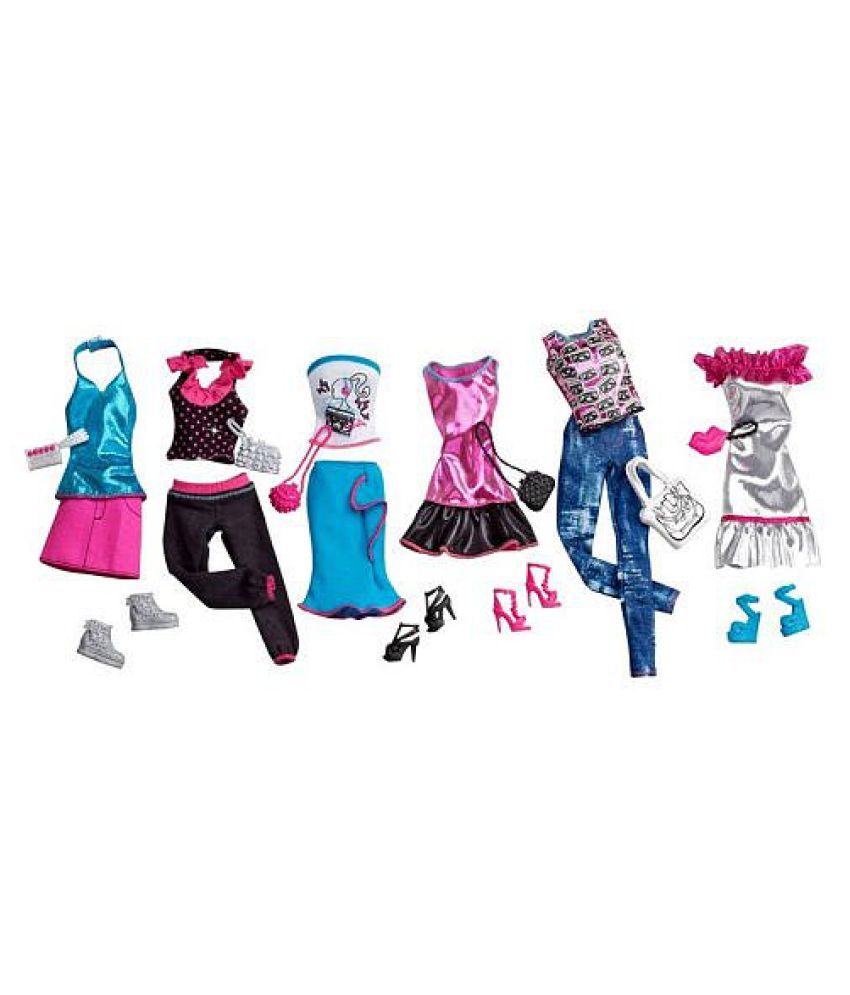 barbie fashion clothes set