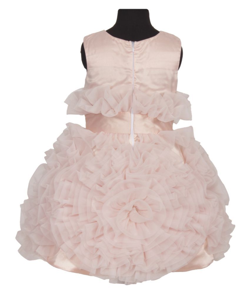 satin full frock