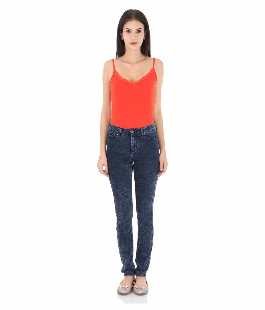 vero moda coated jeans