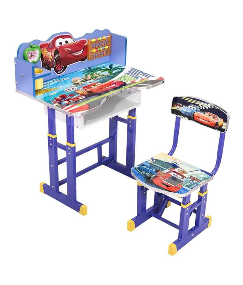 Gold Dust Multicolour Aluminium Kids Study Table Set - Buy ... on {keyword}