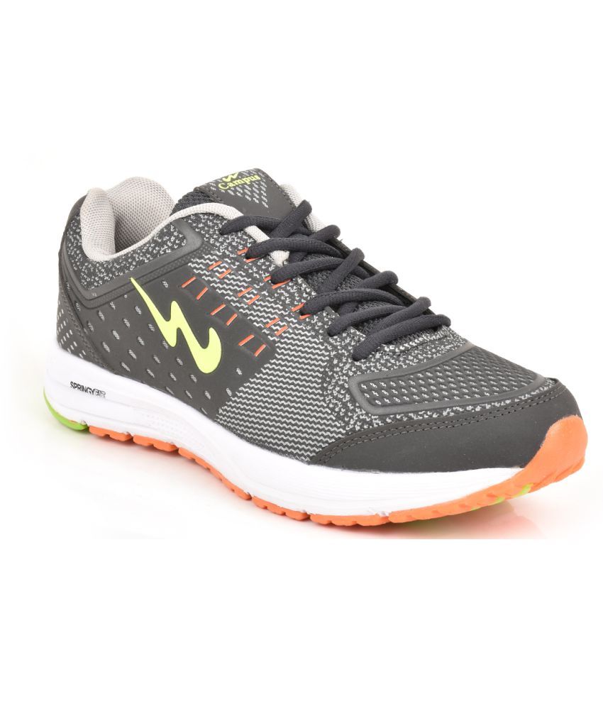 Campus KNIT-TECH Gray Running Shoes 