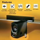 Envent Truewood Soundbar with woofer- Horizon 703BT