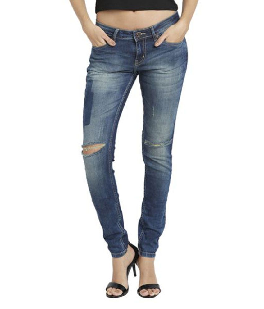 Buy Globus Blue Viscose Jeans Online at Best Prices in India Snapdeal