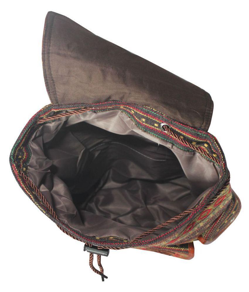 BagsHub Multi Jute Backpack Buy BagsHub Multi Jute Backpack Online at