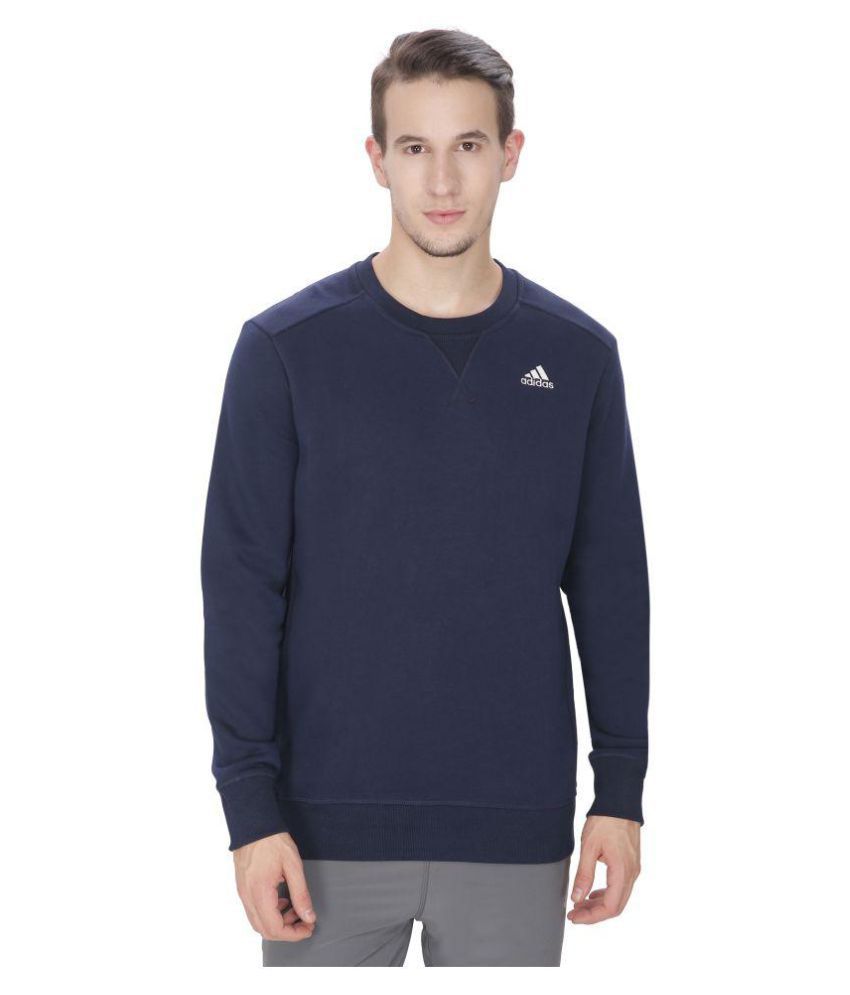 Adidas Navy Round Sweatshirt - Buy Adidas Navy Round Sweatshirt Online ...