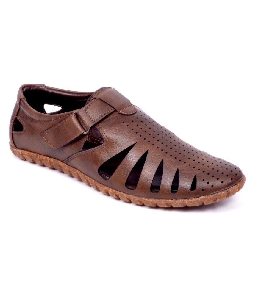 El Paso Brown Sandals Price in India Buy El Paso Brown