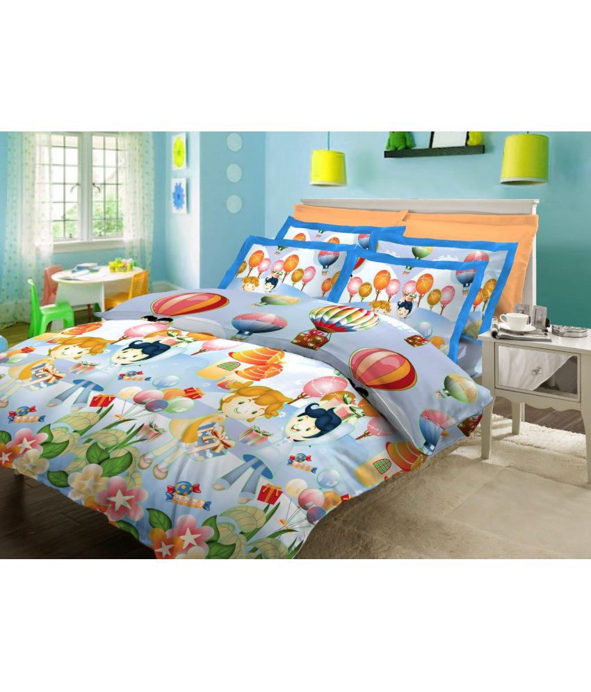 Bombay Dyeing Double Cotton Cartoons Bed Sheet - Buy Bombay Dyeing Double  Cotton Cartoons Bed Sheet Online at Low Price in India 
