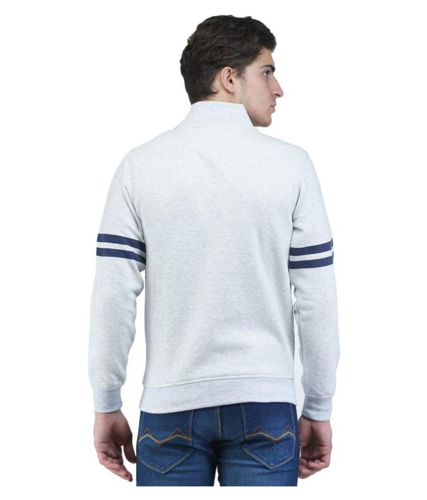white mock collar