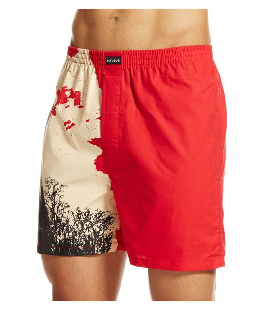 Crusoe Red Boxer Pack of 2 - Buy Crusoe Red Boxer Pack of 2 Online at ...