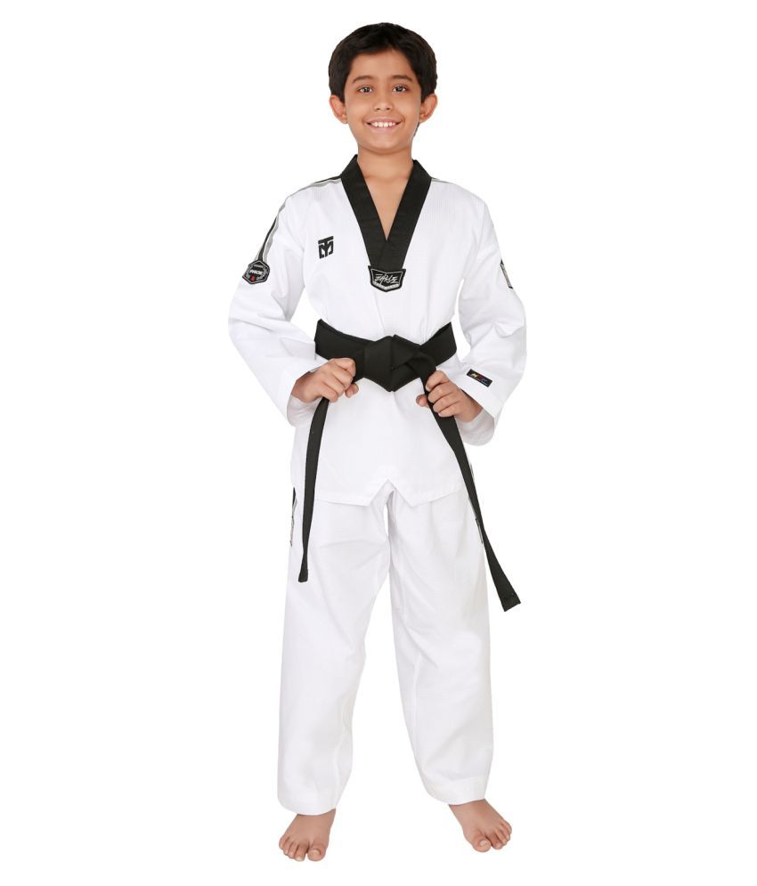 Taekwondo Plus White Cotton Uniform 190 cm Buy Online at Best Price on