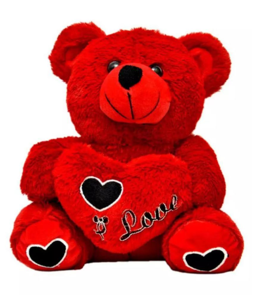 teddy bear red colour ka