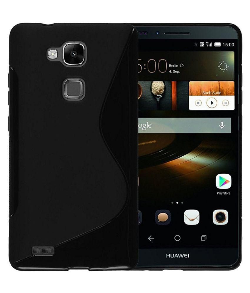 Dakraam zien litteken Huawei Mate S Back Cover by Ziaon - Black - Plain Back Covers Online at Low  Prices | Snapdeal India