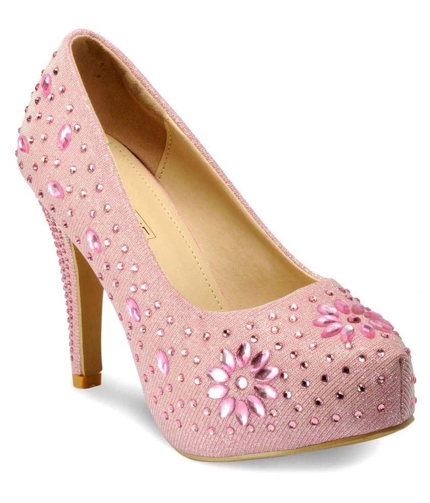 Yepme Pink Stiletto Heels Price in India- Buy Yepme Pink Stiletto Heels ...