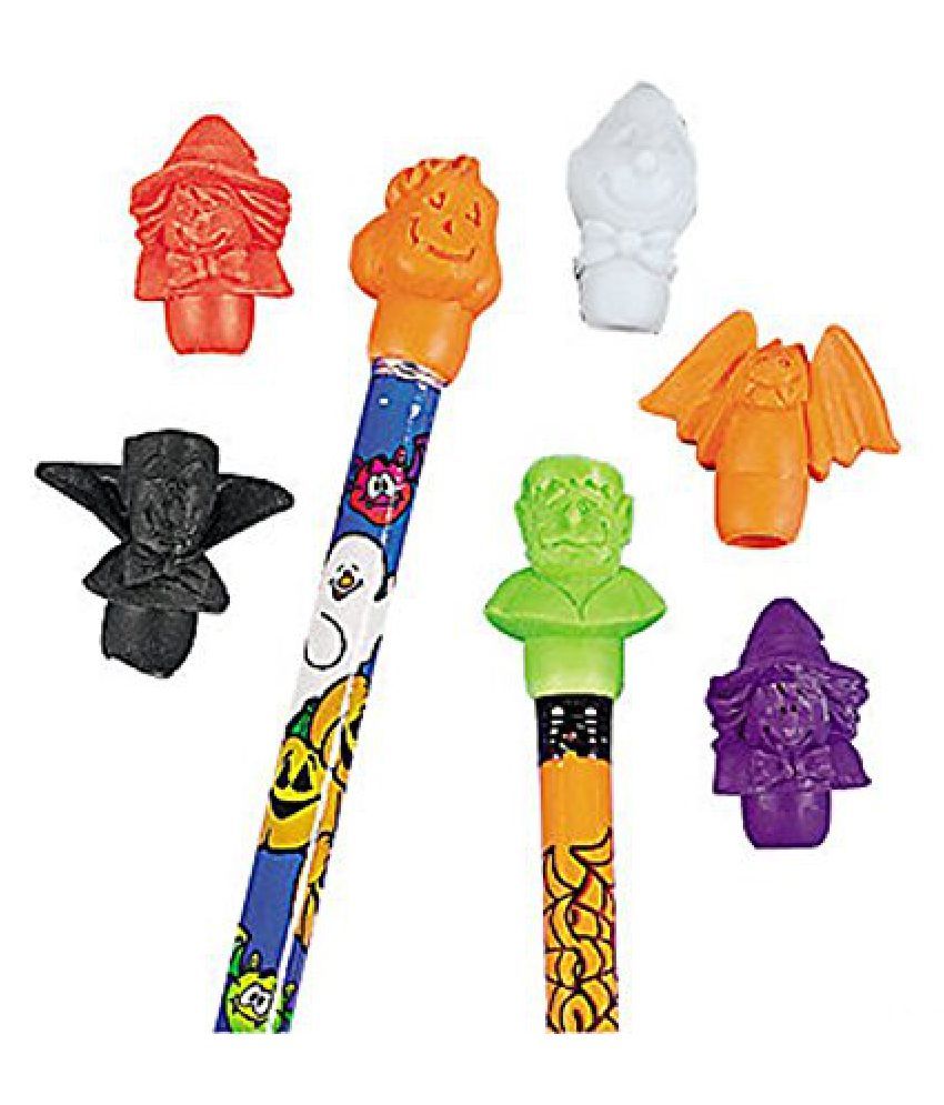 HALLOWEEN PENCIL TOP ERASERS (12 DOZEN)  BULK Buy Online at Best
