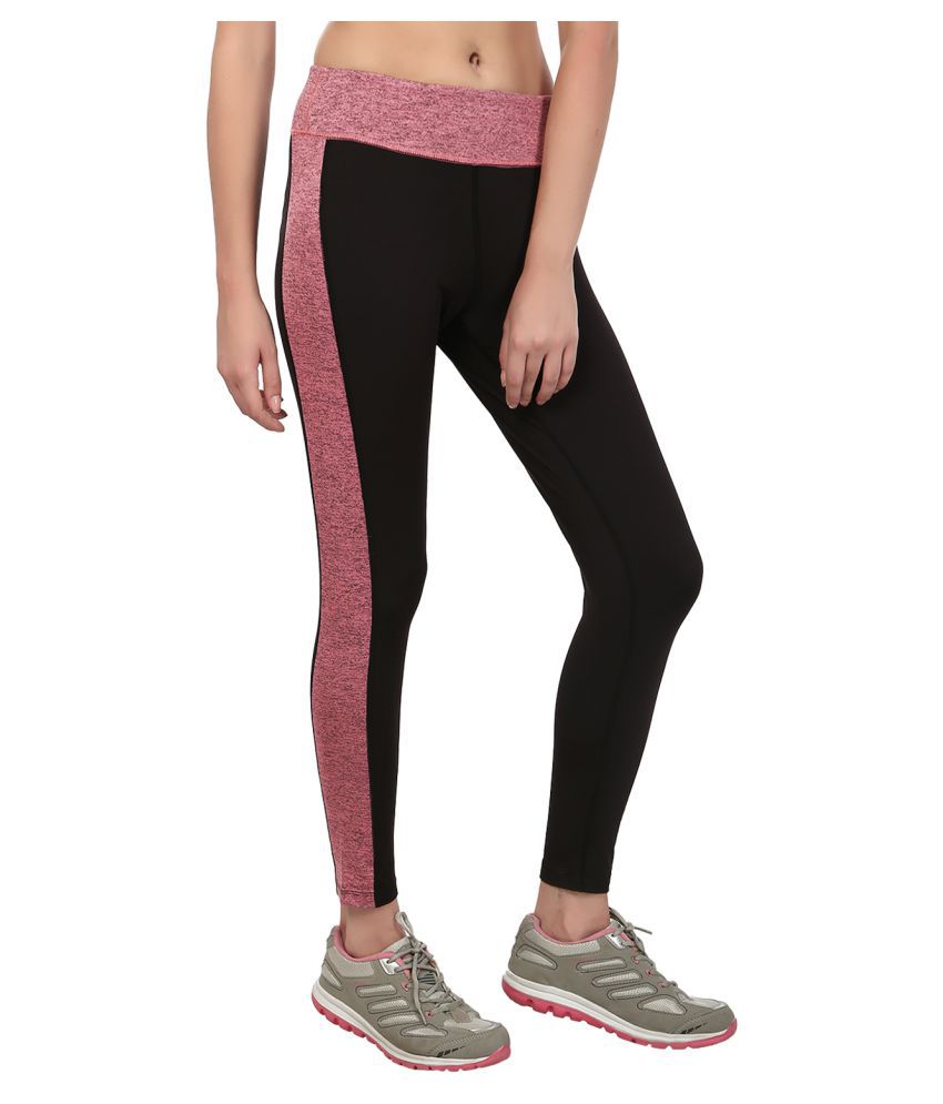 Buy Fitrr Black Polyester Tights Online at Best Prices in India - Snapdeal