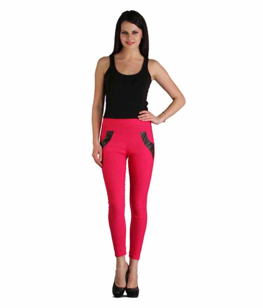 pink jeggings walmart