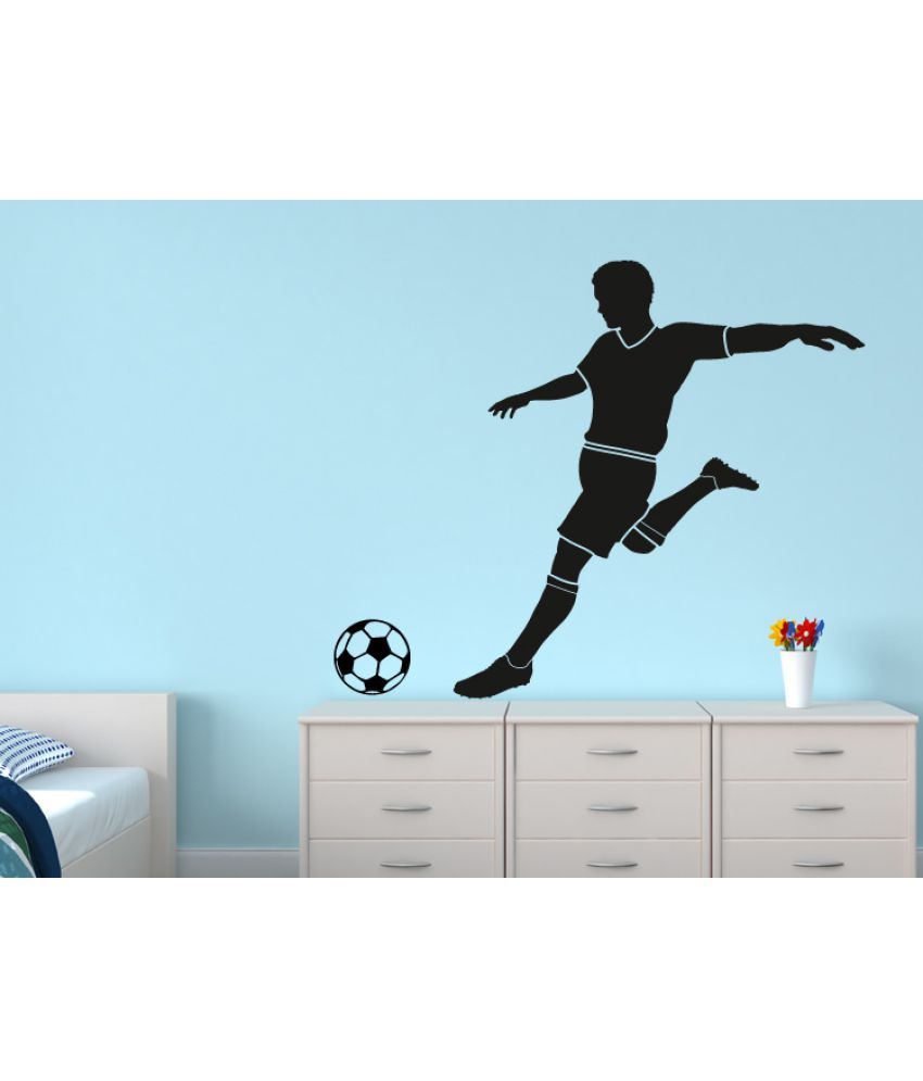     			Decor Villa Football player Vinyl Wall Stickers