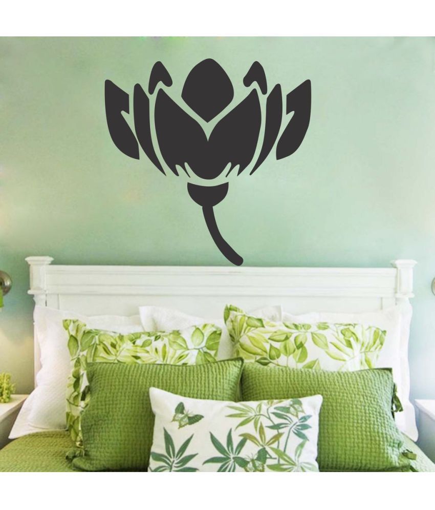     			Decor Villa lotus flower Vinyl Wall Stickers