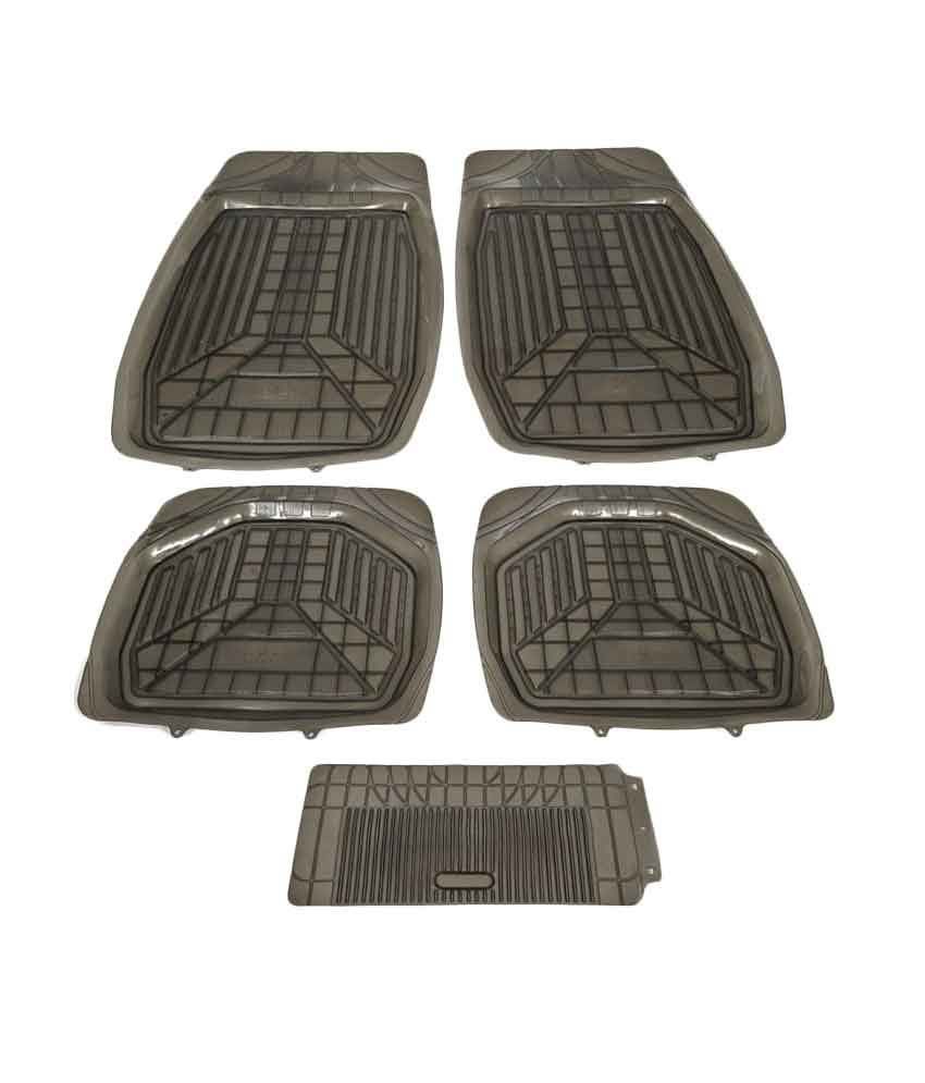 Auto Hub Grey Car Floor Mats Set of 5 Buy Auto Hub Grey Car Floor