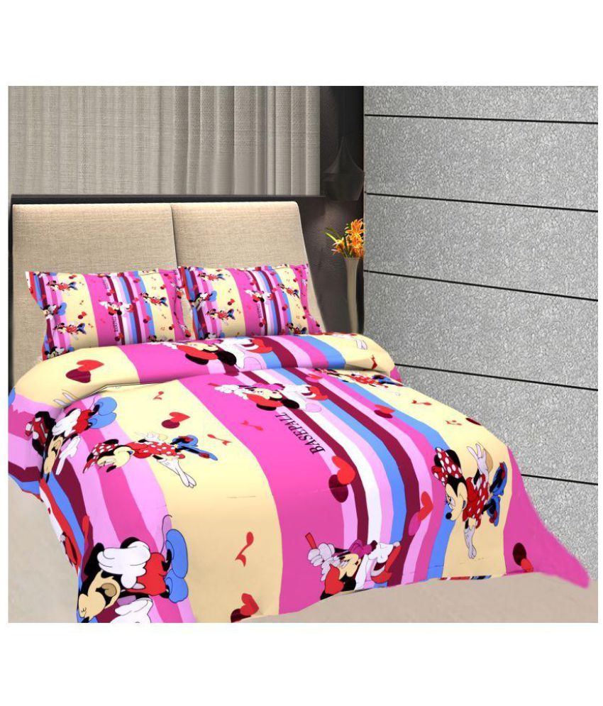 Freely King Cotton Cartoons Bed Sheet Buy Freely King Cotton Cartoons