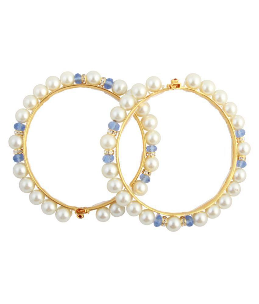 classique pearl bangle: Buy classique pearl bangle Online in India on
