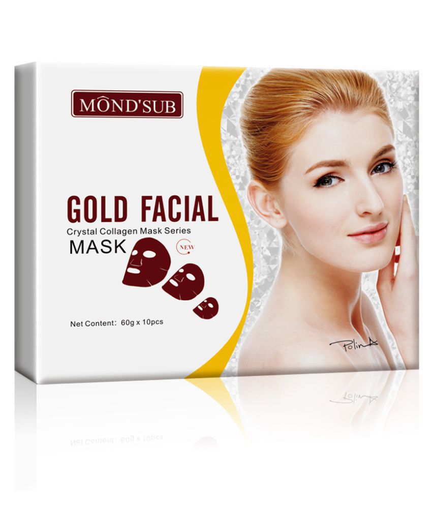 MONDâ€™SUB Gold Facial Mask (Pack of 3) Snapdeal price. Skin Care Deals