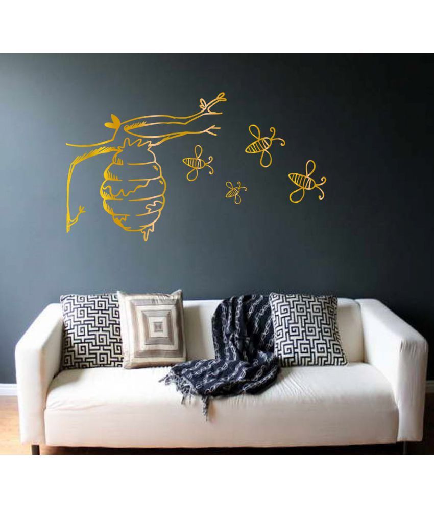     			Decor Villa Bee caues Vinyl Wall Stickers