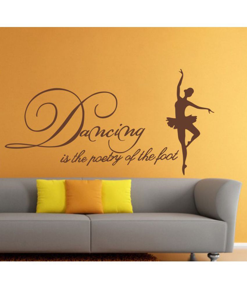     			Decor Villa Dancing Girl Vinyl Wall Stickers