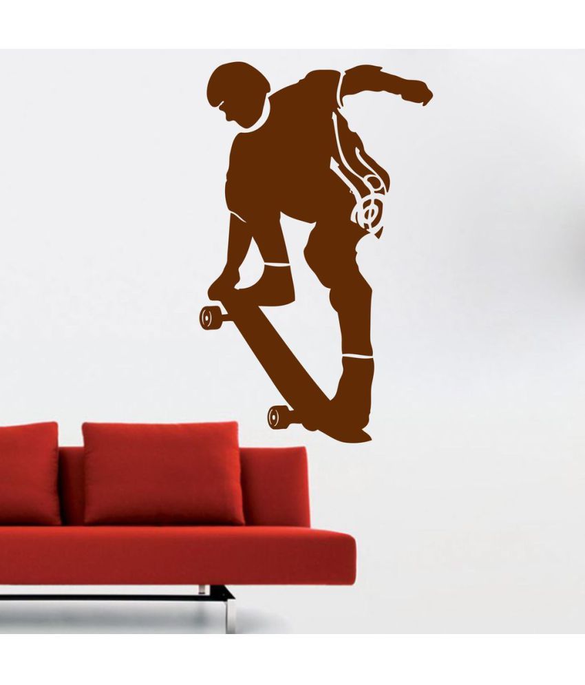     			Decor Villa Skting Man Vinyl Wall Stickers