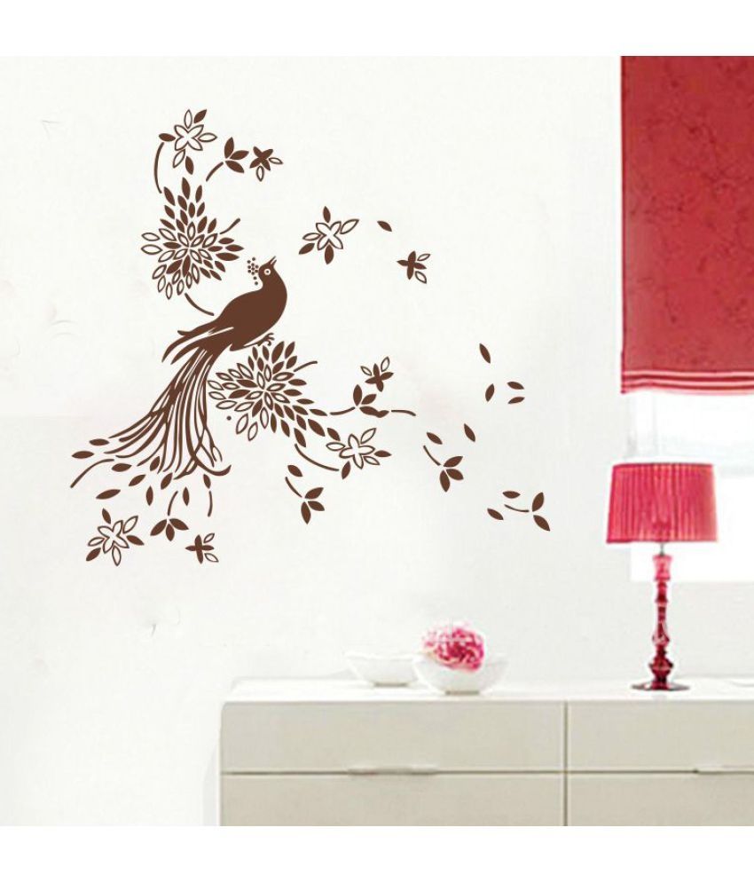     			Decor Villa Cute Piccock Vinyl Wall Stickers