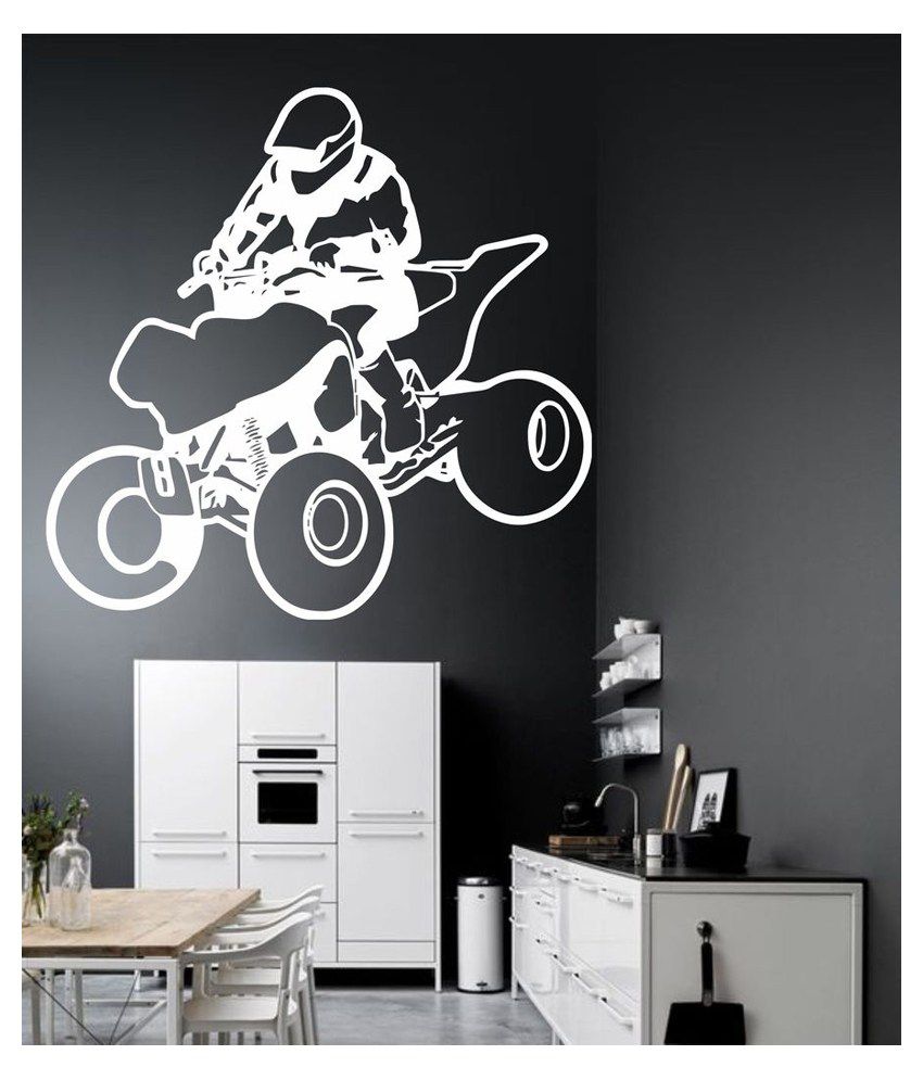 Decor Villa Durt Bike Vinyl Wall Stickers Buy Decor Villa Durt Bike Vinyl Wall Stickers Online At Best Prices In India On Snapdeal