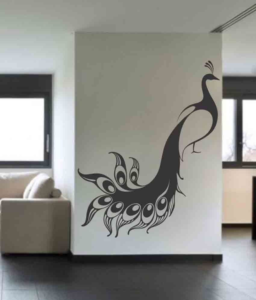     			Decor Villa Peacock Vinyl Wall Stickers