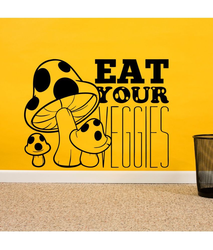     			Decor Villa Eat your veggie Vinyl Wall Stickers