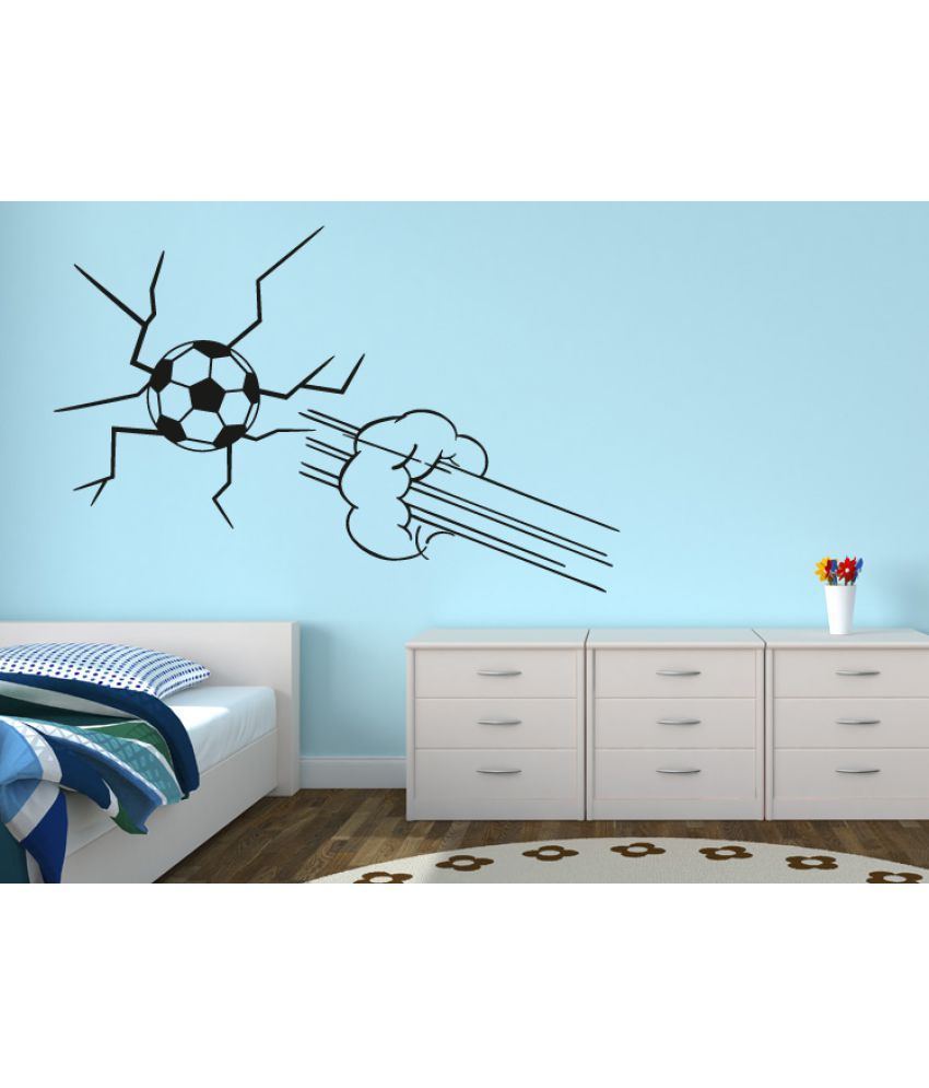     			Decor Villa Football on wall Vinyl Wall Stickers